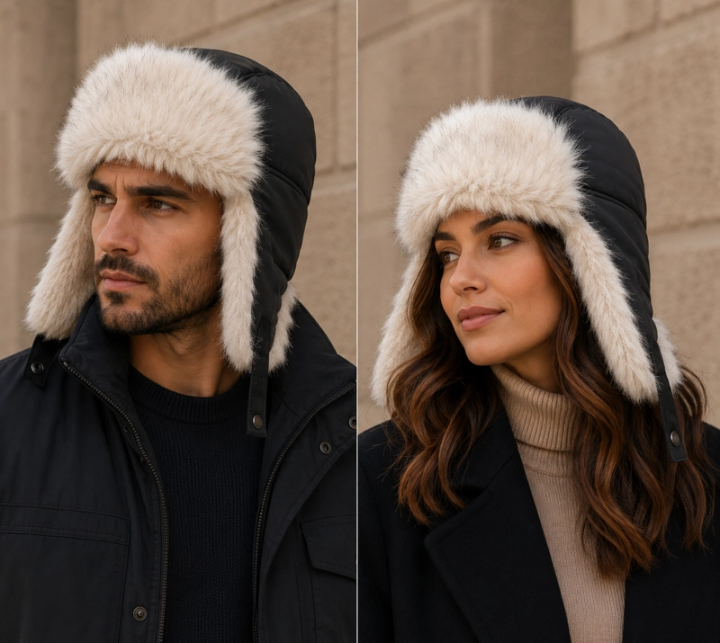 GORRO RUSO UNISEX PANAMA JACK - PJU003X | NEGRO - 1