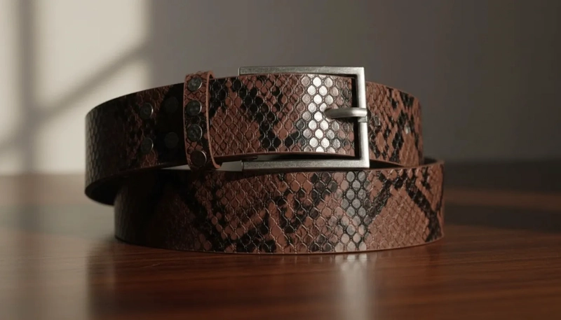 CINTURON MUJER ANIMAL PRINT ZAPPA - ZAM058X | MARRON OSCURO - 1