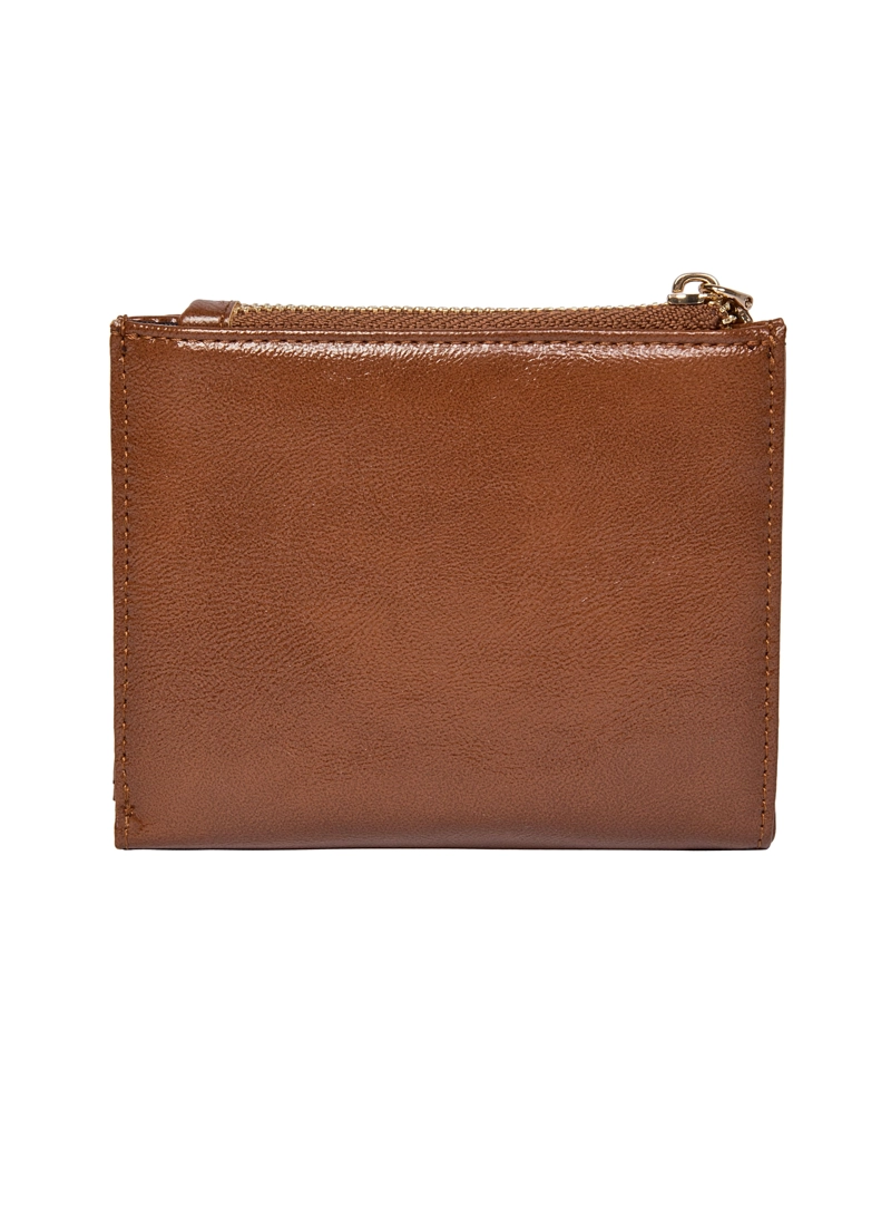 BILLETERA MUJER ESTRUCTURADA POLLINI - POM048X | MARRON CLARO - 2