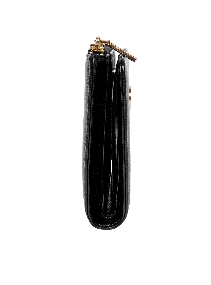BILLETERA MUJER ESTRUCTURADA POLLINI - POM048X | NEGRO - 4