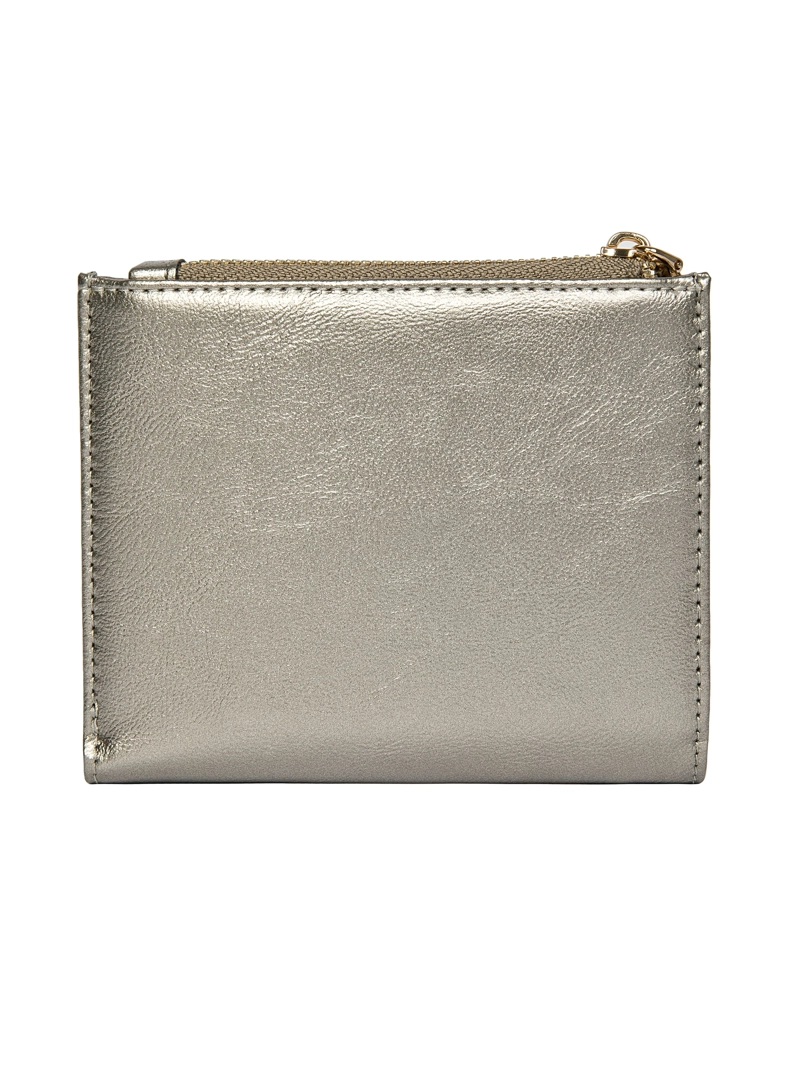 BILLETERA MUJER ESTRUCTURADA POLLINI - POM048X | PLATEADO - 2