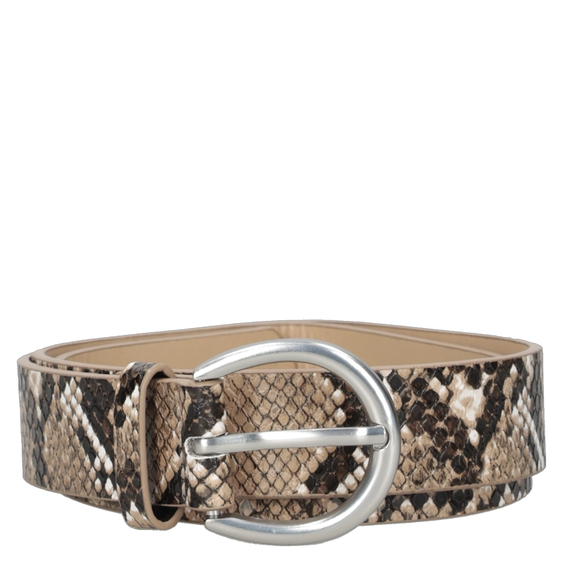 CINTURON MUJER ANIMAL PRINT POLLINI - POM052X | MARRON CLARO - 5