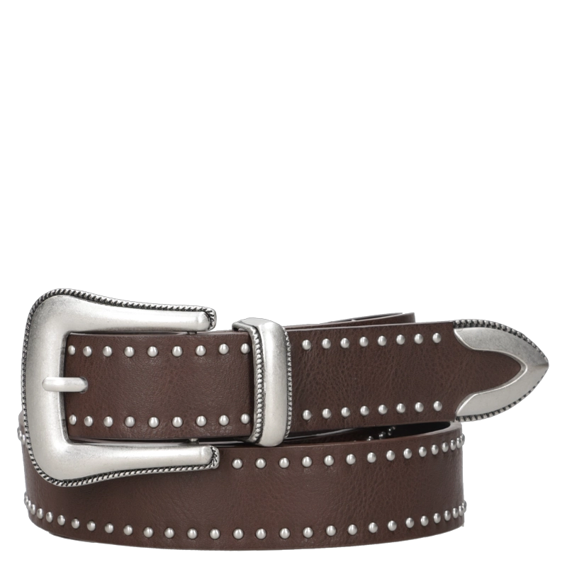 CINTURON MUJER TACHAS POLLINI - POM053X | MARRON - 1