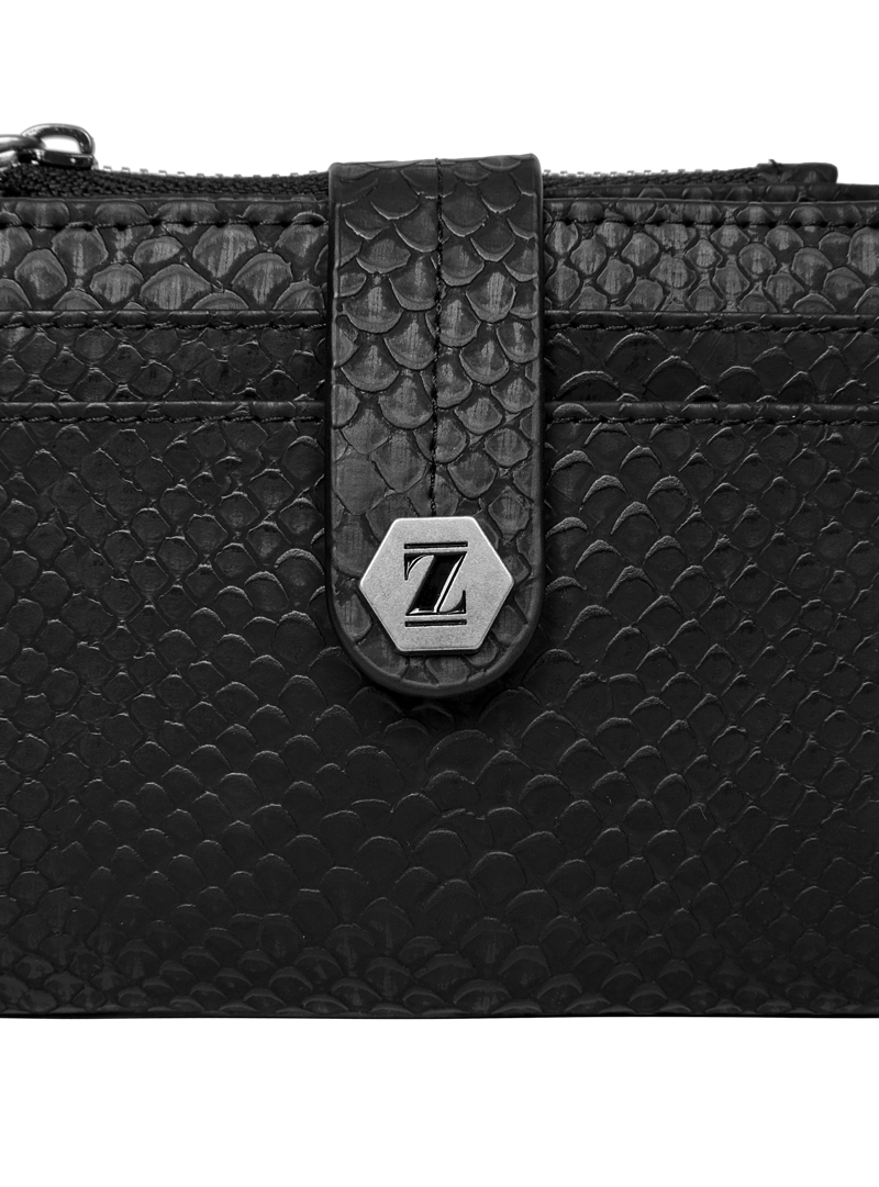 BILLETERA MUJER ESTRUCTURADA ZAPPA - ZAM049X | NEGRO - 3