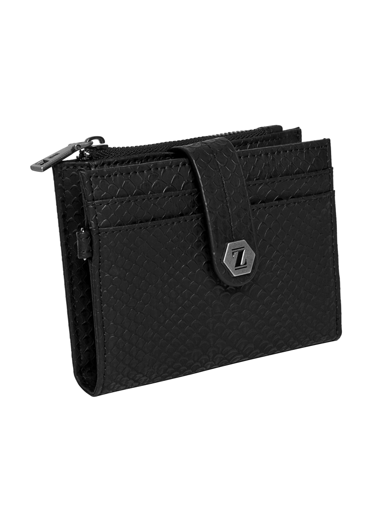 BILLETERA MUJER ESTRUCTURADA ZAPPA - ZAM049X | NEGRO - 4