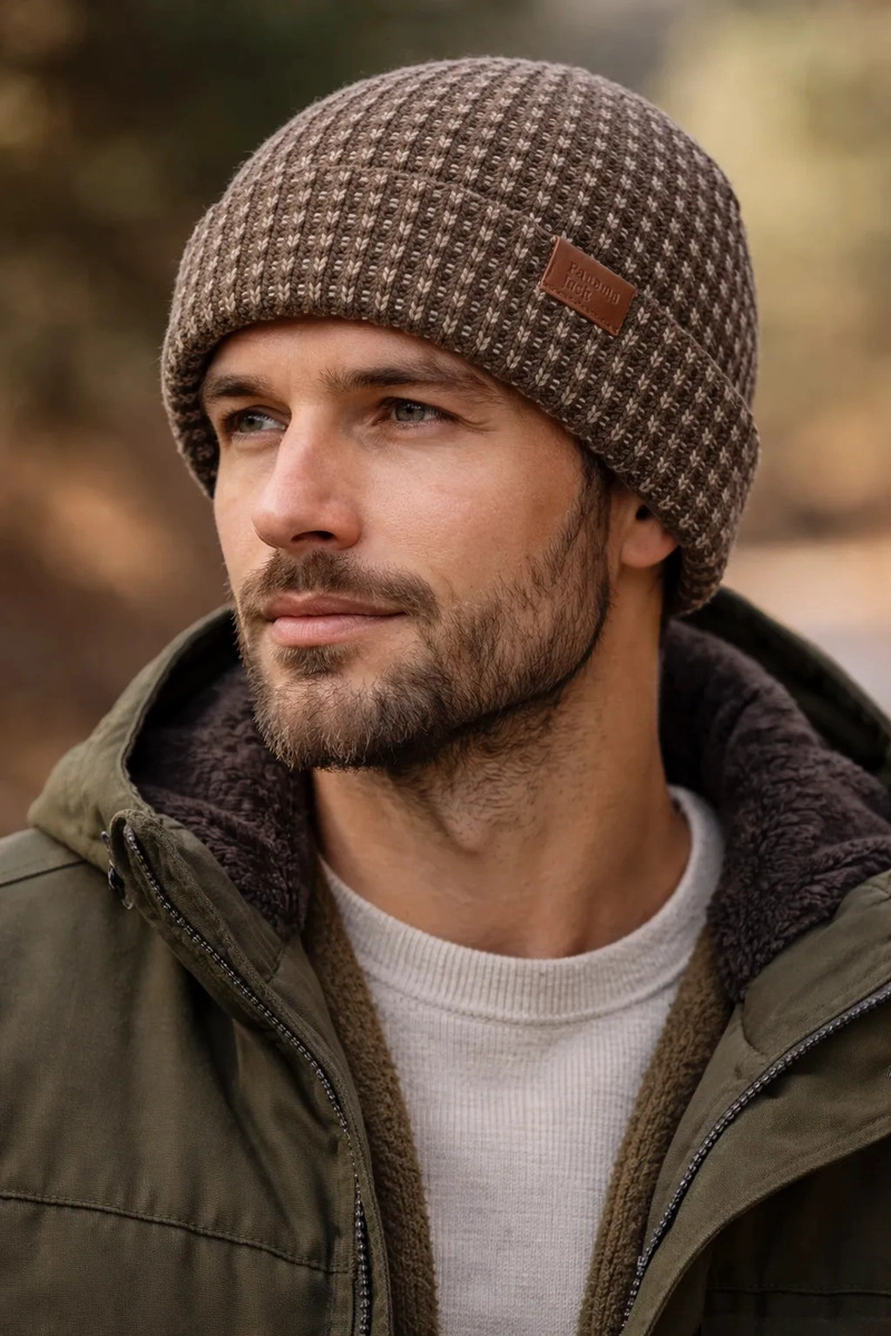 GORRO HOMBRE LANA PANAMA JACK - PJU002X | MARRON - 1