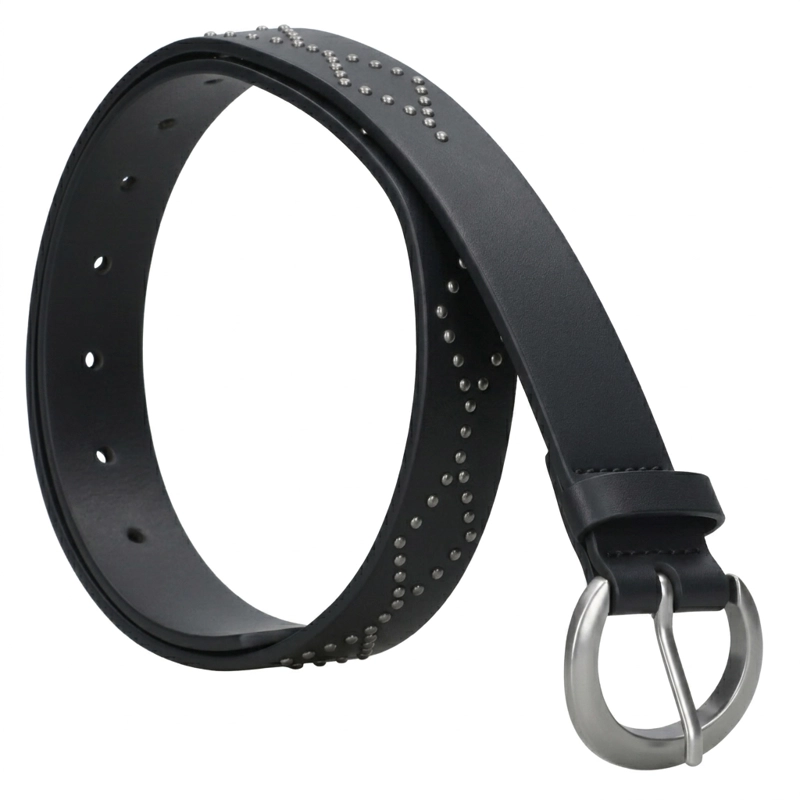 CINTURON MUJER TACHAS PANAMA JACK - PJM001X | NEGRO - 2