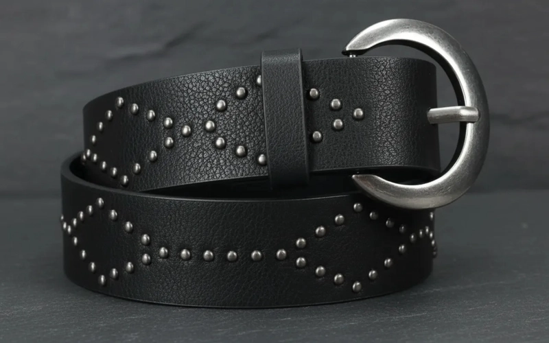 CINTURON MUJER TACHAS PANAMA JACK - PJM001X | NEGRO - 5