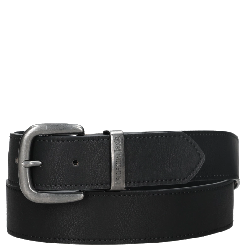 CINTURON HOMBRE HEBILLA ENVEJECIDA PANAMA JACK - PJH006X | NEGRO - 1