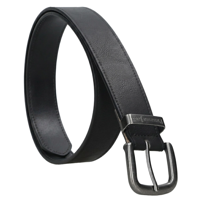 CINTURON HOMBRE HEBILLA ENVEJECIDA PANAMA JACK - PJH006X | NEGRO - 5