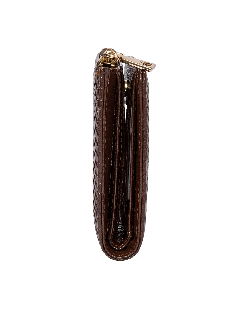 BILLETERA MUJER CON TEXTURA POLLINI - POM046X | MARRON - 5