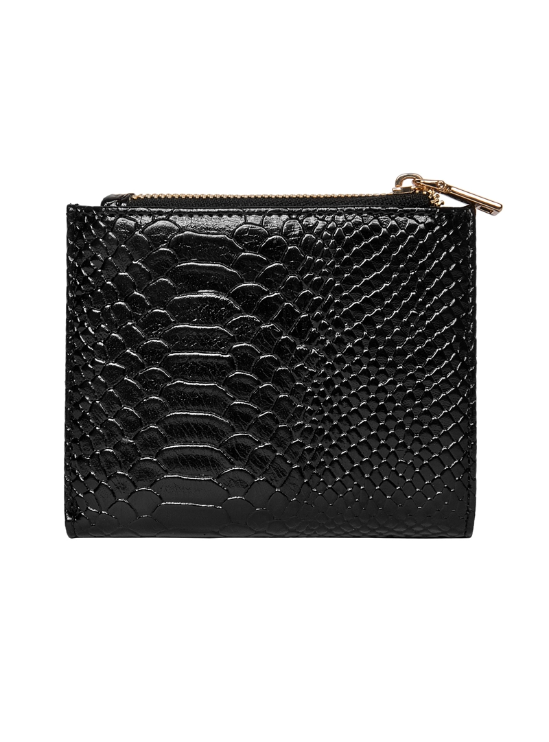 BILLETERA MUJER CON TEXTURA POLLINI - POM046X | NEGRO - 2