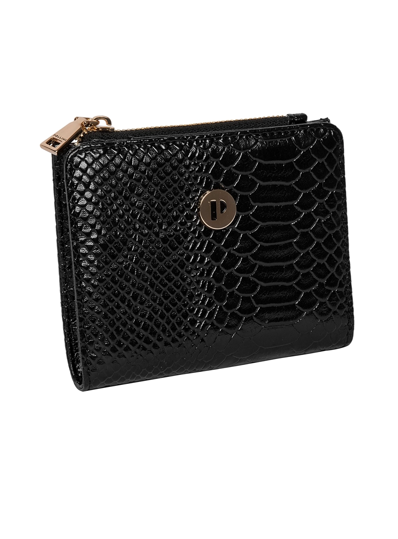 BILLETERA MUJER CON TEXTURA POLLINI - POM046X | NEGRO - 5