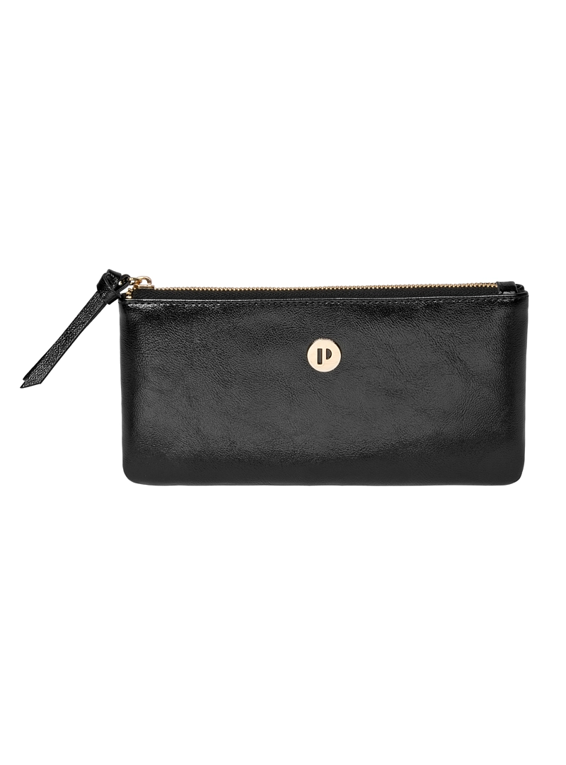 BILLETERA MUJER TIPO MONEDERO XL POLLINI - POM047X | NEGRO - 1