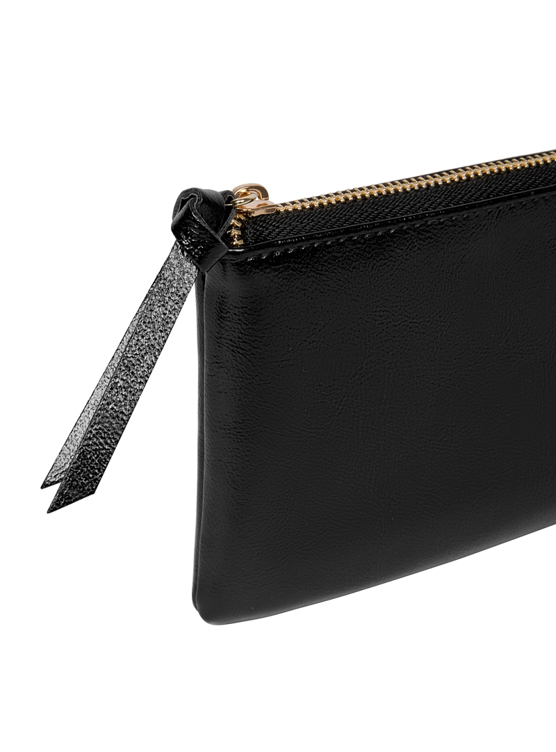 BILLETERA MUJER TIPO MONEDERO XL POLLINI - POM047X | NEGRO - 3