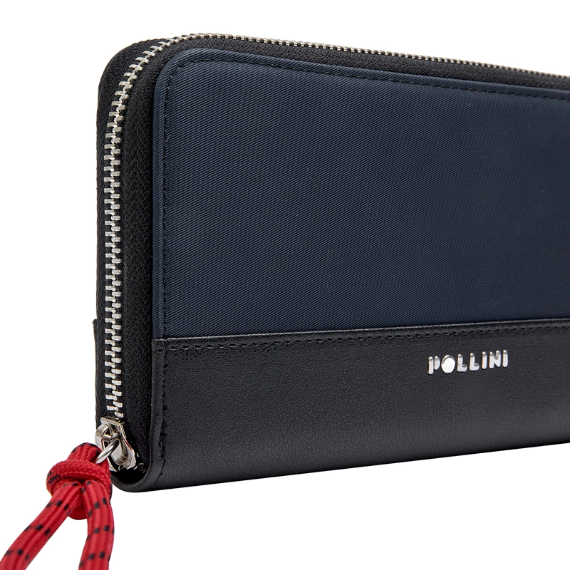 BILLETERA MUJER ESTRUCTURADA XL POLLINI - J864 | AZUL - 5