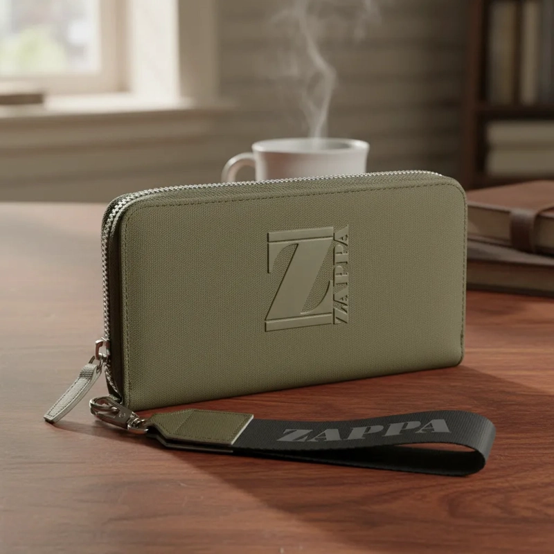BILLETERA MUJER XL ESTRUCTURADA ZAPPA - J862 | VERDE - 6