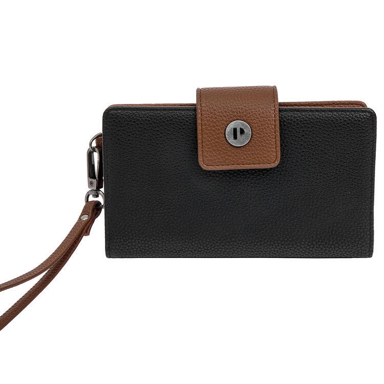 BILLETERA MUJER MULTICOLOR POLLINI - J868 | NEGRO - 1