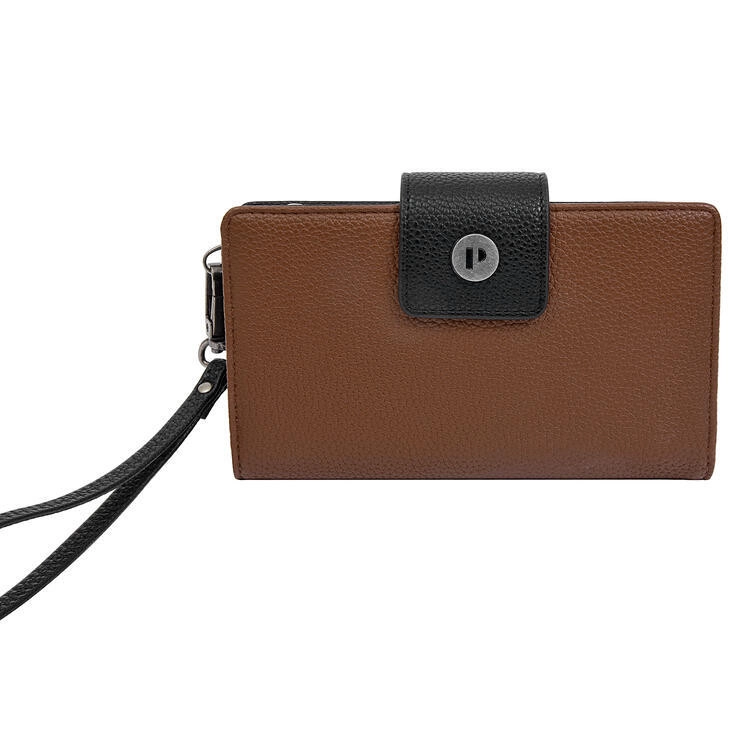 BILLETERA MUJER MULTICOLOR POLLINI - J868 | MARRON - 1