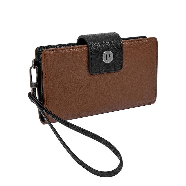 BILLETERA MUJER MULTICOLOR POLLINI - J868 | MARRON - 2