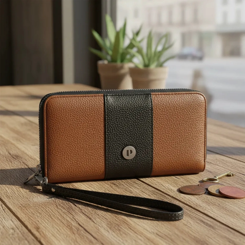 BILLETERA MUJER CASUAL POLLINI - J869 | MARRON - 7