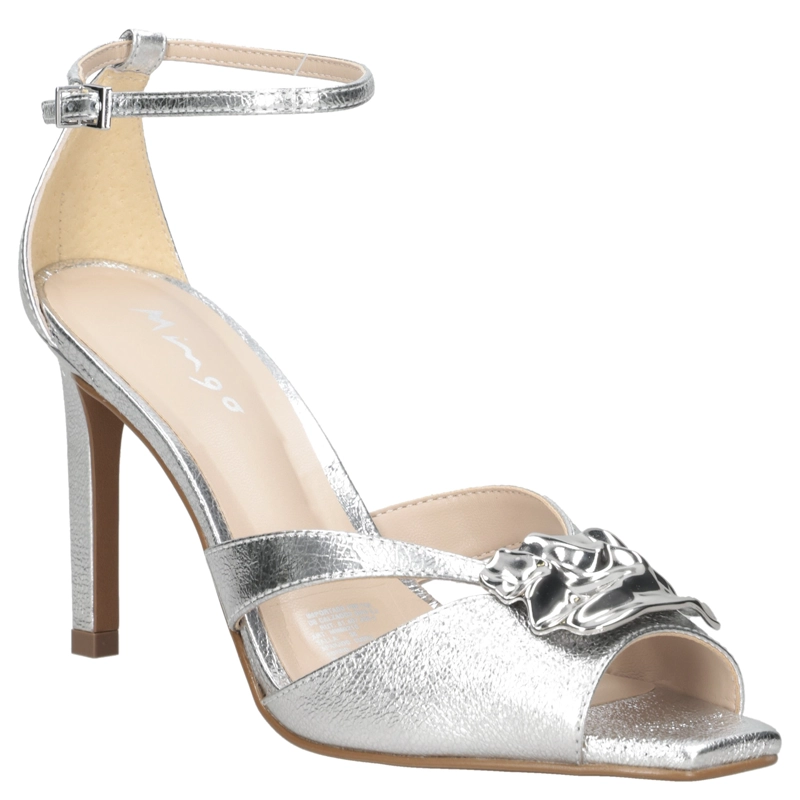 SANDALIA CASUAL MUJER MINGO - MIM0210 | PLATEADO - 2