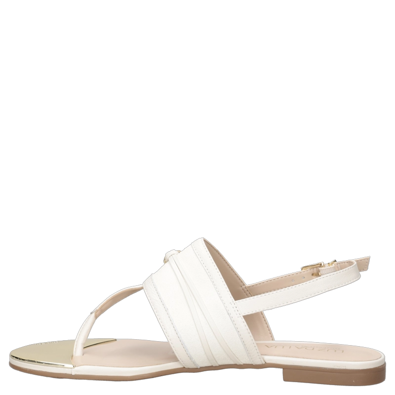 SANDALIA CASUAL MUJER LUZ DA LUA - LDM0169 | BLANCO - 9