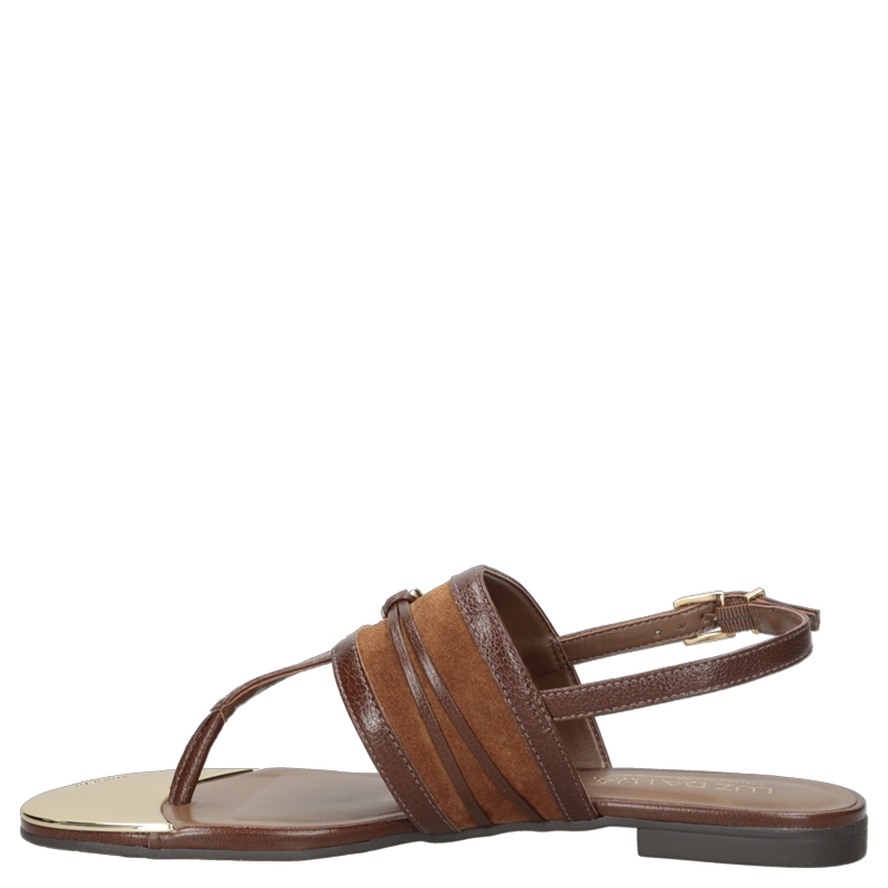 SANDALIA CASUAL MUJER LUZ DA LUA - LDM0169 | MARRON - 4