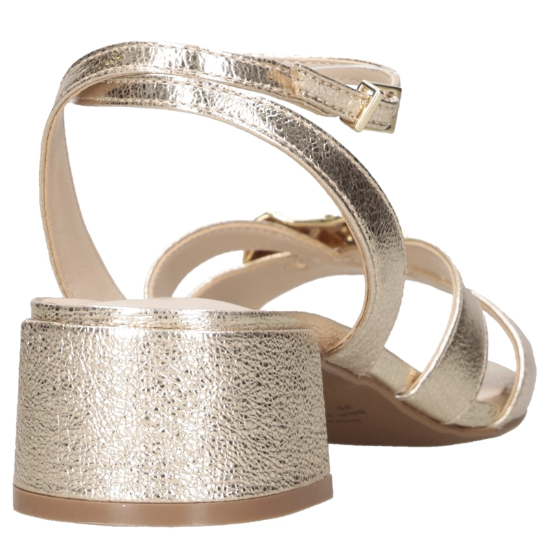 SANDALIA CASUAL MUJER MINGO - MIM0211 | DORADO - 3
