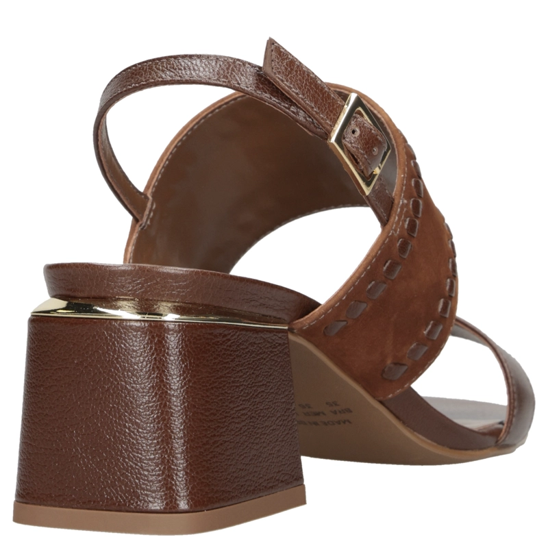 SANDALIA CASUAL MUJER MINGO - MIM0218 | MARRON - 3