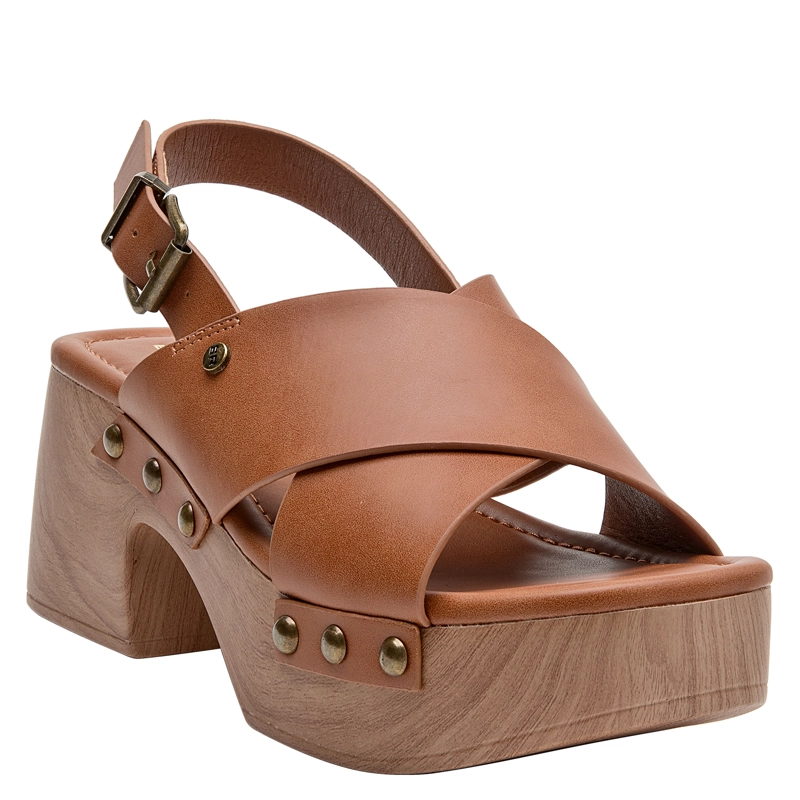 SANDALIA CASUAL MUJER BRUNO ROSSI - BRM0439 | MARRON CLARO - 3