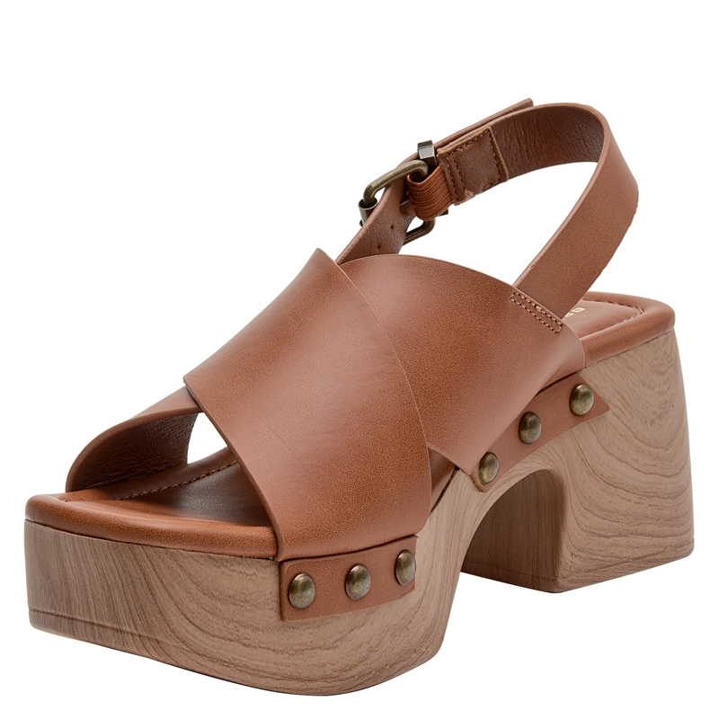 SANDALIA CASUAL MUJER BRUNO ROSSI - BRM0439 | MARRON CLARO - 6