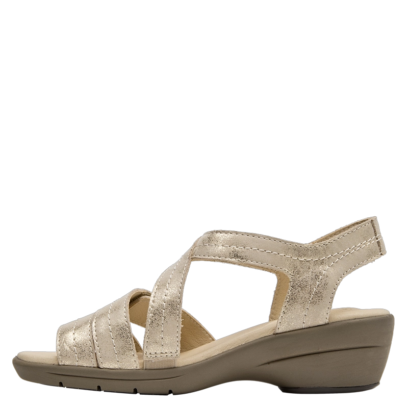 SANDALIA CASUAL MUJER 16 HRS - 16M0381 | DORADO - 4