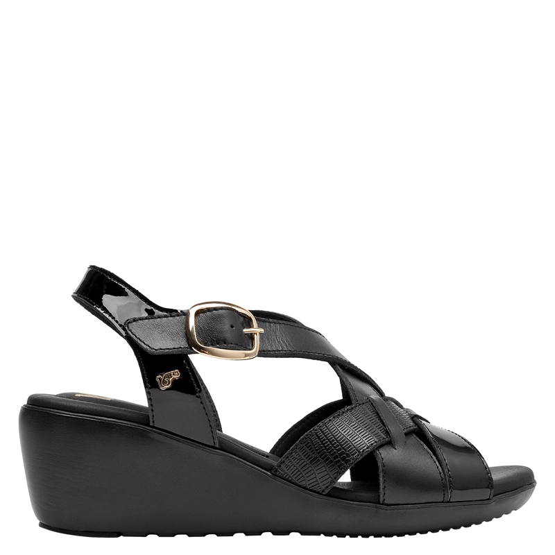 SANDALIA CASUAL MUJER 16 HRS - 16M0399 | NEGRO - 1