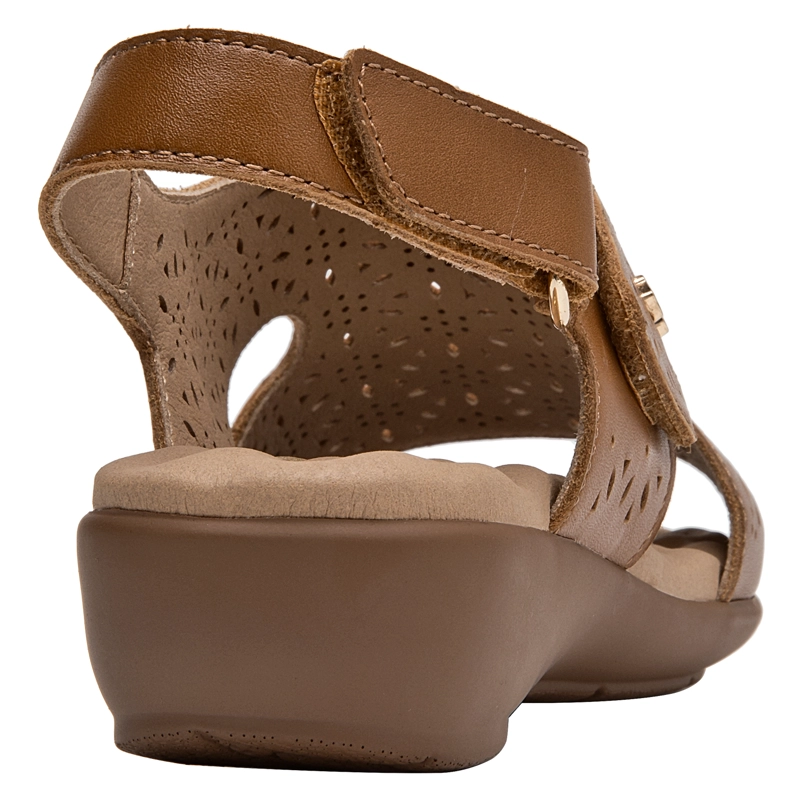 SANDALIA CASUAL MUJER 16 HRS - 16M0389 | MARRON - 4