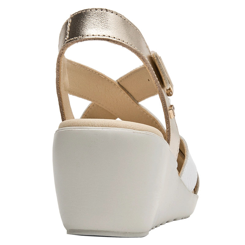 SANDALIA CASUAL MUJER 16 HRS - 16M0399 | BEIGE - 4