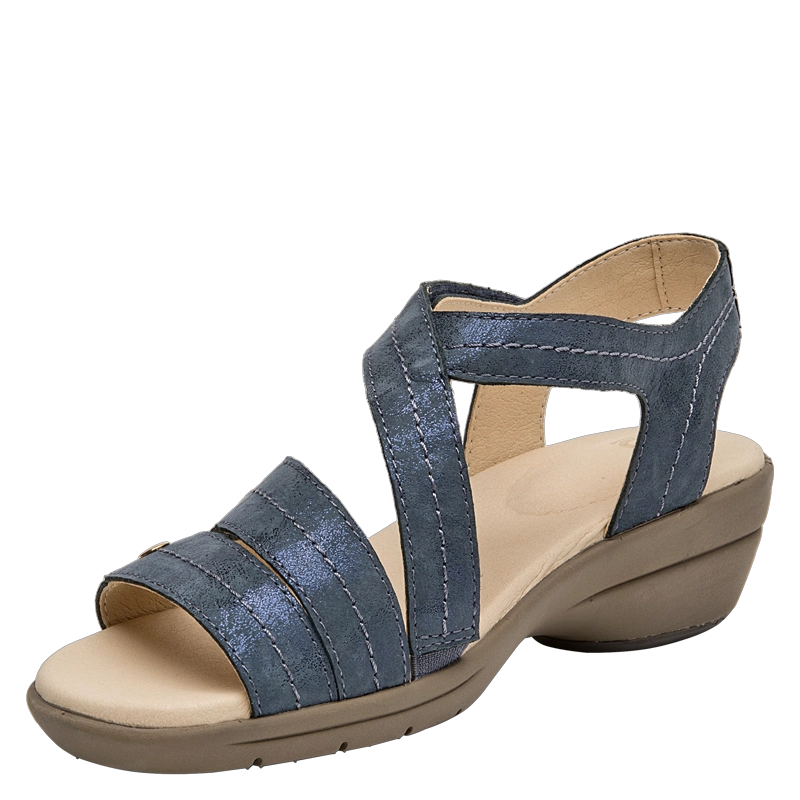 SANDALIA CASUAL MUJER 16 HRS - 16M0381 | AZUL - 5