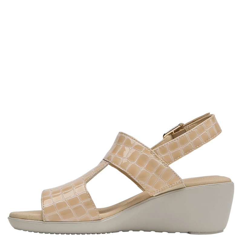 SANDALIA CASUAL MUJER 16 HRS - 16M0401 | BEIGE - 4