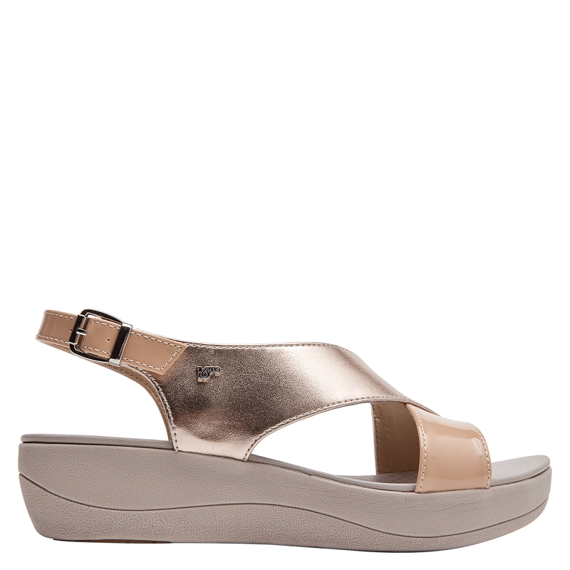 SANDALIA CASUAL MUJER 16 HRS - 16M0498 | BEIGE - 1