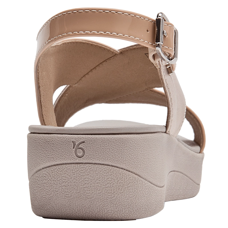 SANDALIA CASUAL MUJER 16 HRS - 16M0498 | BEIGE - 3