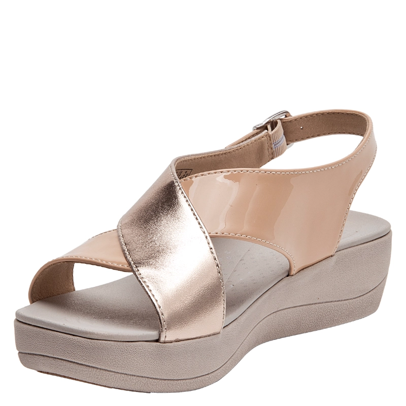 SANDALIA CASUAL MUJER 16 HRS - 16M0498 | BEIGE - 5