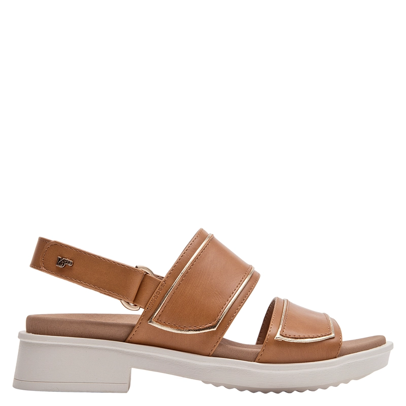 SANDALIA CASUAL MUJER 16 HRS - 16M0491 | MARRON CLARO - 1