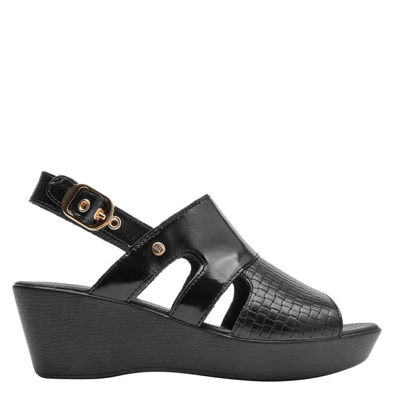 SANDALIA CASUAL MUJER BRUNO ROSSI - BRM0406 | NEGRO - 1