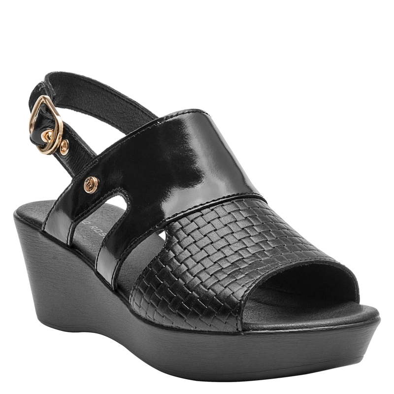 SANDALIA CASUAL MUJER BRUNO ROSSI - BRM0406 | NEGRO - 2