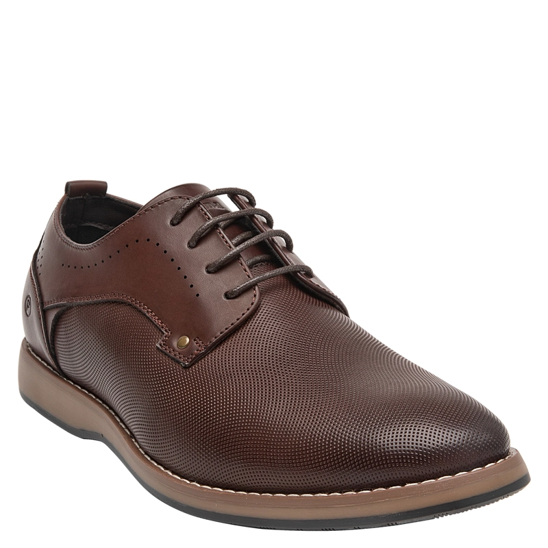 ZAPATO CASUAL HOMBRE PLUMA - PLH0086 | MARRON OSCURO - 2