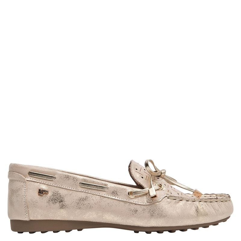 MOCASIN CASUAL MUJER 16 HRS - 16M0465 | DORADO - 1