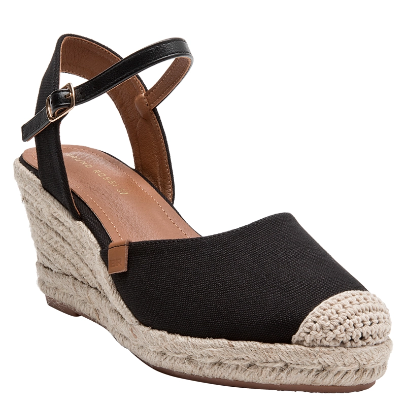 ALPARGATA CASUAL MUJER BRUNO ROSSI - BRM0435 | NEGRO - 2