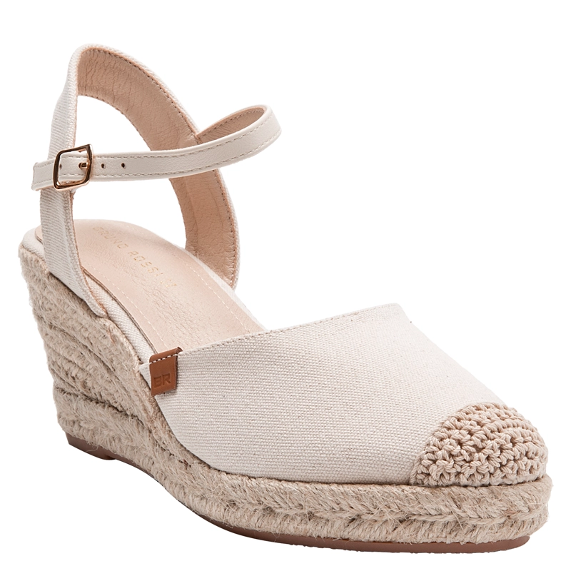 ALPARGATA CASUAL MUJER BRUNO ROSSI - BRM0435 | BLANCO - 2