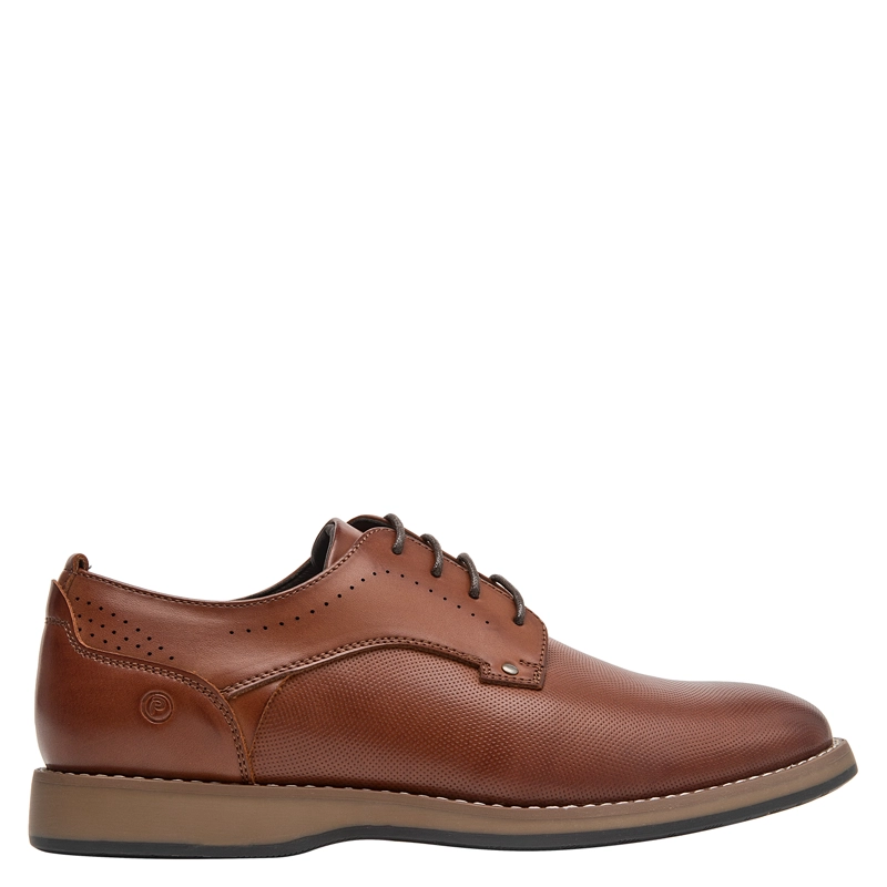 ZAPATO CASUAL HOMBRE PLUMA - PLH0086 | MARRON CLARO - 1