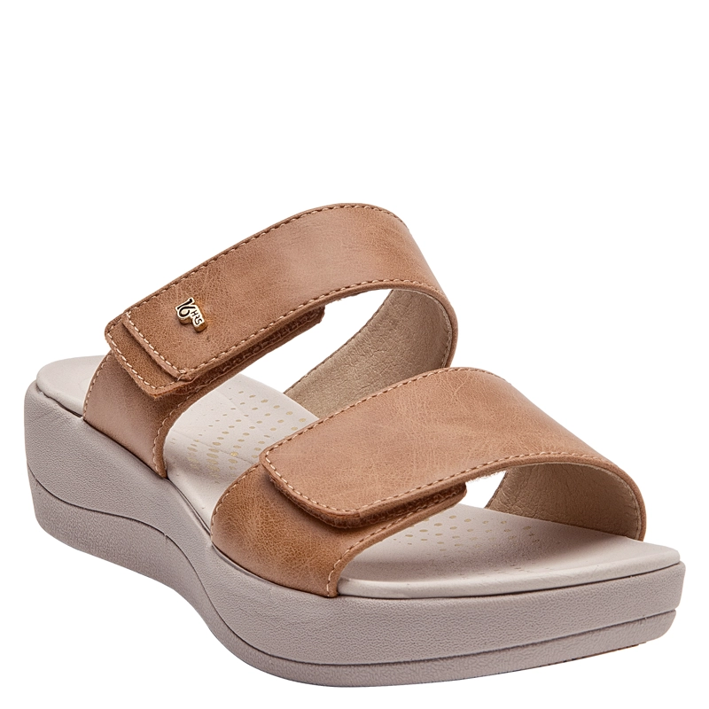 SANDALIA CASUAL MUJER 16 HRS - 16M0499 | MARRON CLARO - 2
